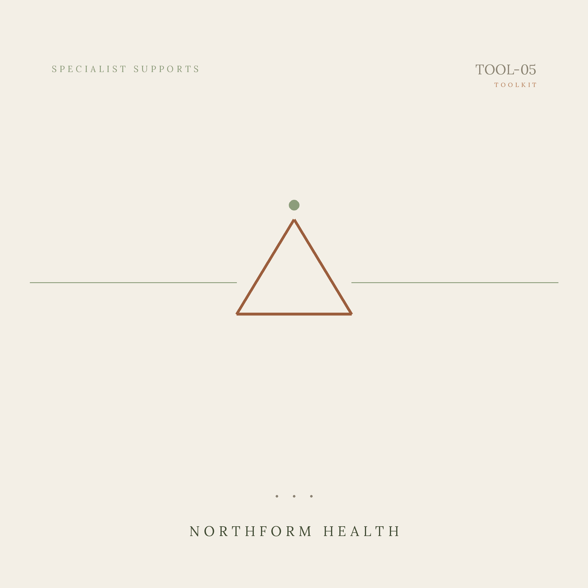Specialist Supports Toolkit - Northform Health